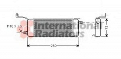 VAN WEZEL 37003258 -  масляный радиатор, двигательное масло